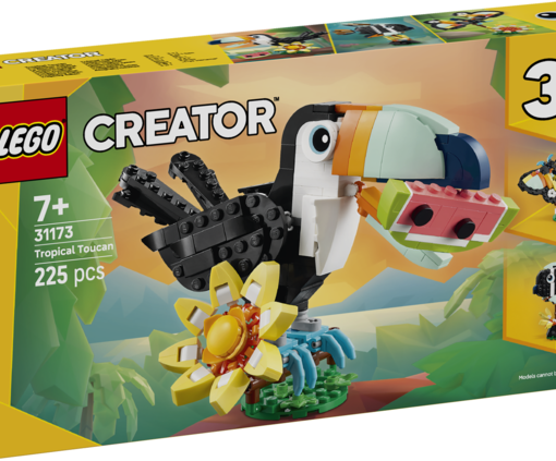 ANIMALI SELVATICI TUCANO TROPICALE - CREATOR 31173 - LEGO