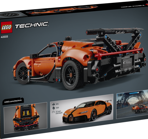 Alternative view of HYPER CAR BUGATTI HIRON - TECHNIC 42222 - LEGO