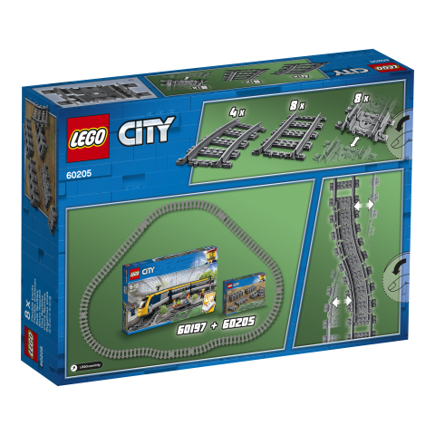 Alternative view of BINARI - CITY TRAINS 60205 - LEGO
