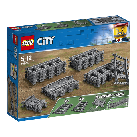 BINARI - CITY TRAINS 60205 - LEGO