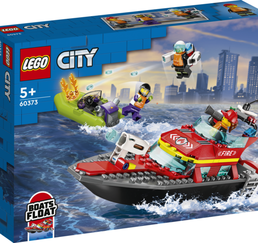 BARCA DI SOCCORSO ANTINCENDIO - CITY FIRE 60373 - LEGO