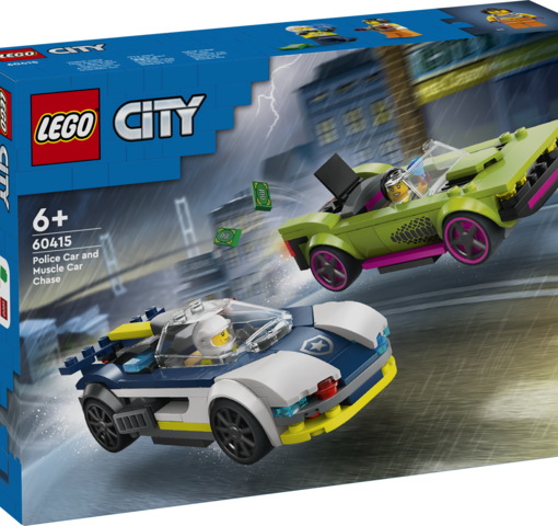 INSEGUIMENTO MACCHINA DA CORSA - CITY POLICE 60415 - LEGO