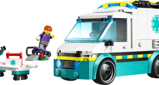 Alternative view of AMBULANZA DI EMERGENZA - CITY 60451 - LEGO