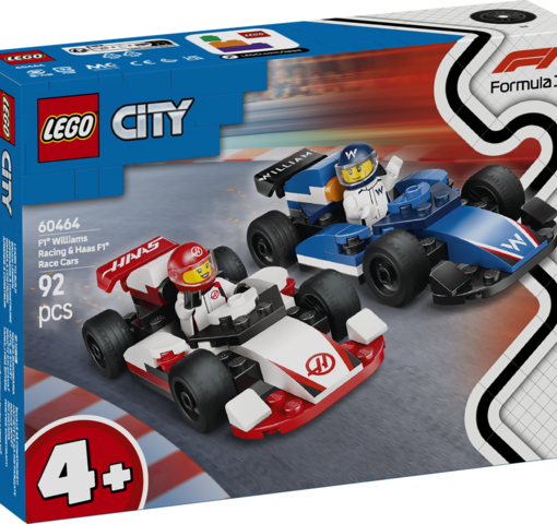 Alternative view of RACE CARS WILLIAMS & HAAS  - CITY F1 60464 - LEGO