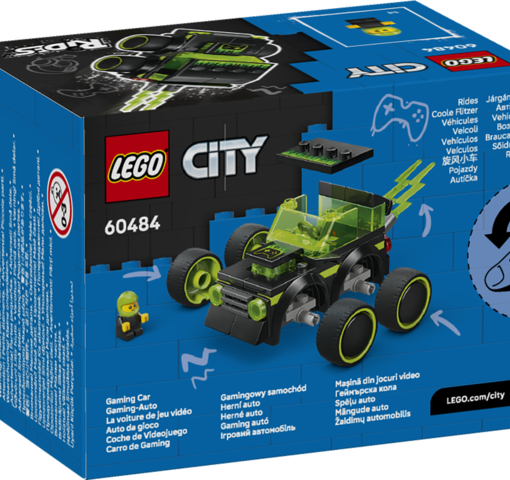 Alternative view of AUTO DA CORSA  - CITY 60484 - LEGO