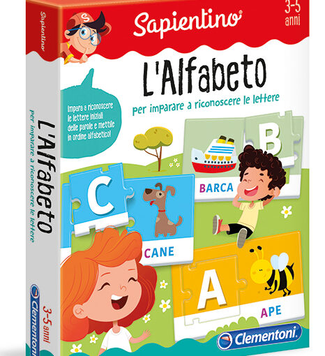 Clementoni - SAPIENTINO – L'ALFABETO – CLEMENTONI - ITA