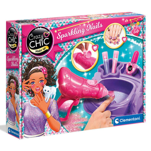 Clementoni - CRAZY CHIC UNGHIE LUCIDE – CLEMENTONI