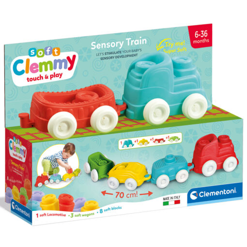 Clementoni - CLEMMY SENSORY TRAIN – CLEMENTONI