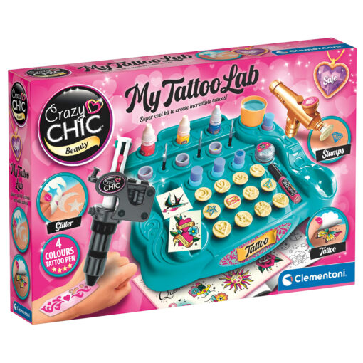 Clementoni - CRAZY CHIC MY TATTOO LAB – CLEMENTONI