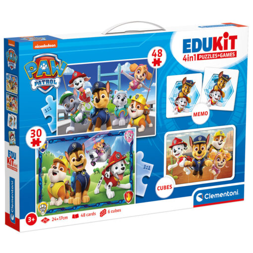 Clementoni - KIT EDU 4 IN 1 PAW PATROL – CLEMENTONI