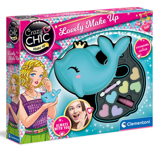 Clementoni - CRAZY CHIC LOVELY MAKEUP DELFIN – CLEMENTONI