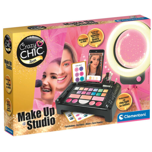 Clementoni - CRAZY CHIC MAKEUP STUDIO – CLEMENTONI