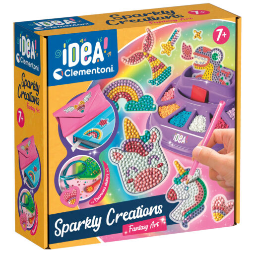 Clementoni - CREAZIONI BRILLANTI – FANTASY ART – CLEMENTONI