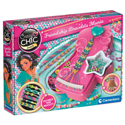 Clementoni - BRACCIALETTI DELL'AMICIZIA CRAZY CHIC – CLEMENTONI