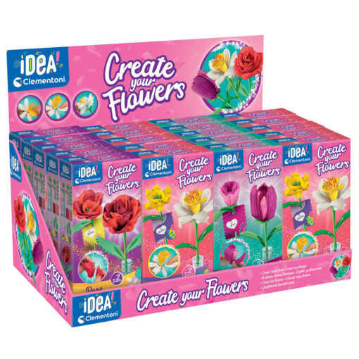 Clementoni - CREA IL TUO SET DI FIORI – CLEMENTONI