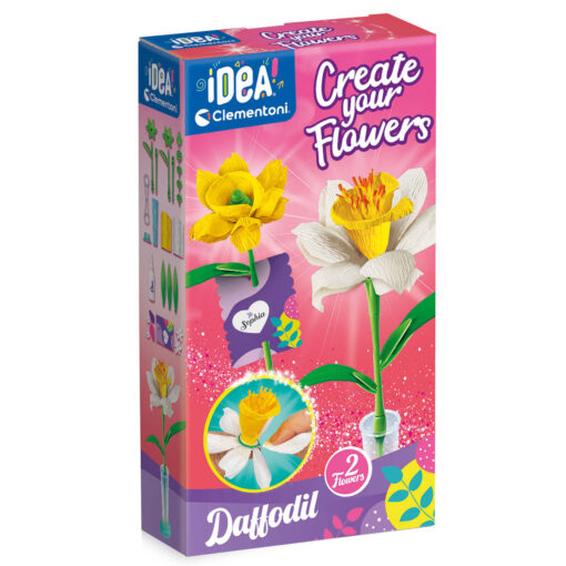 Clementoni - CREA IL TUO SET DI FIORI – NARCISO – CLEMENTONI