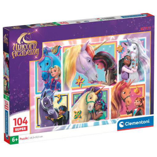 UNICORN ACADEMY PUZZLE 104 TEILE – CLEMENTONI