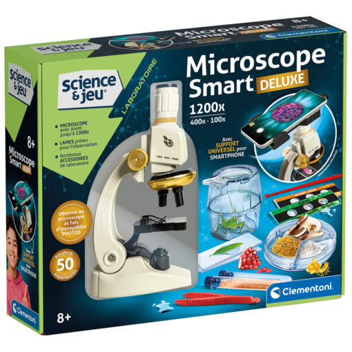 Clementoni - MICROSCOPIO DELUXE – CLEMENTONI - FRA