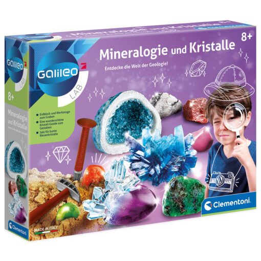 MINERALOGIE UND KRISTALLE – CLEMENTONI – DEU