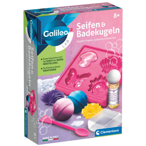 Clementoni - SAPONI E BOMBE DA BAGNO FRIZZANTI – CLEMENTONI - DEU