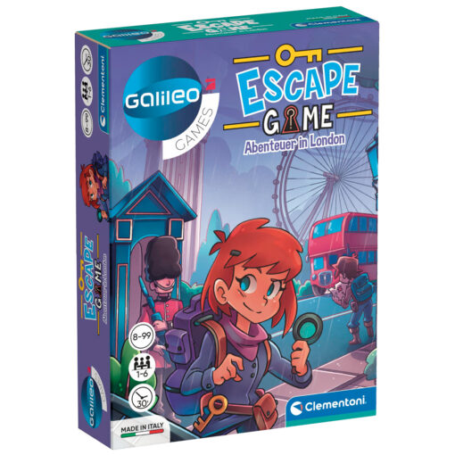 Clementoni - ESCAPE GAME – AVVENTURE A LONDRA – CLEMENTONI - ENG