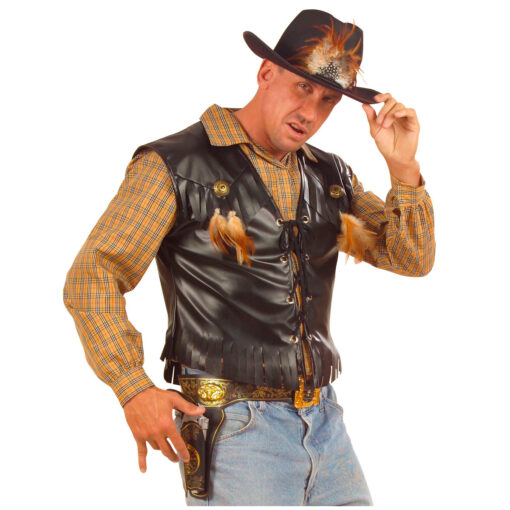 Alternative view of Fasnacht - FONDINA PER PISTOLA COWBOY DELUXE