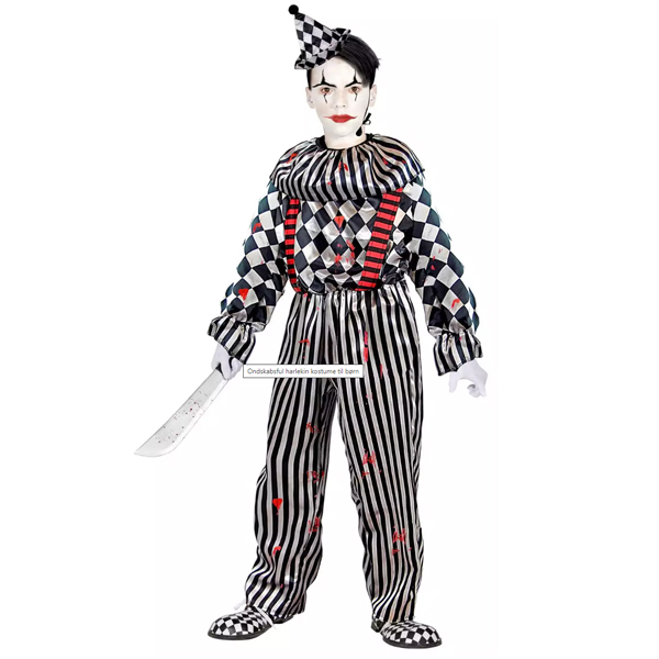 Fasnacht - COSTUME DA CLOWN RETRO TAGLIA S