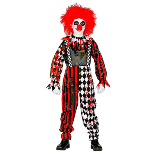 Fasnacht - COSTUME DA CLOWN ASSASSINO TAGLIA S
