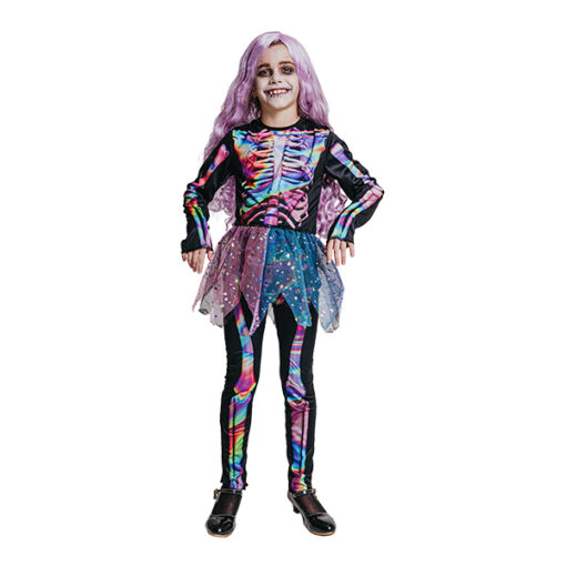 SPOOKY SKELETT KOSTÜM GRÖSSE S