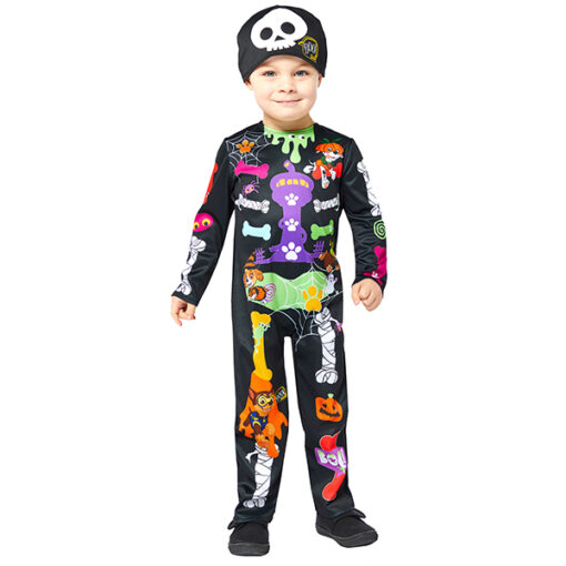PAW PATROL SKELETON KOSTÜM 3–4 JAHRE