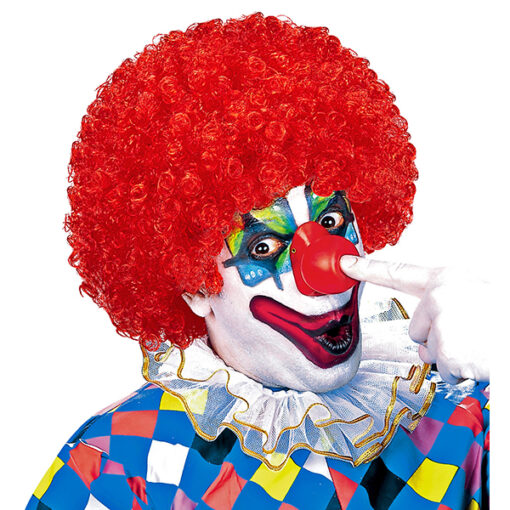Fasnacht - PARRUCCA DA CLOWN ROSSA
