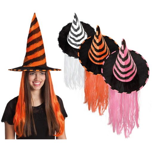 Boland - CAPPELLO DA STREGA CON CAPELLI, ASSORTITO