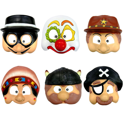 Fasnacht - MASCHERE PER BAMBINI, ASSORTITE, 6 PEZZI