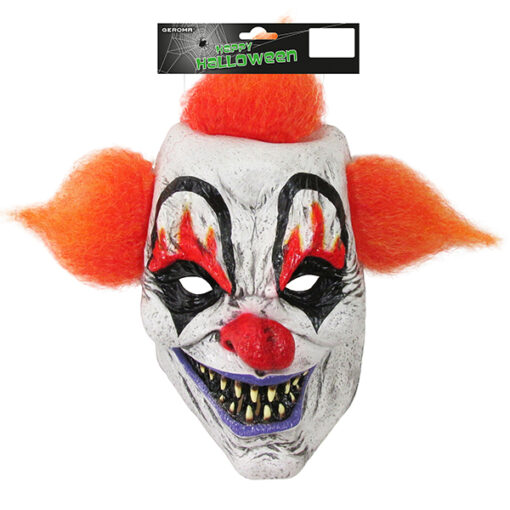 Fasnacht - MASCHERA DA CLOWN DI HALLOWEEN