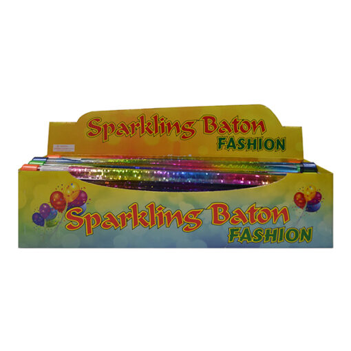 Fasnacht - BACCHETTA GLITTERATA ASSORTITA 45 CM