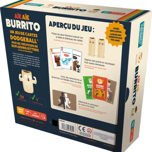 Alternative view of EXPLODING KITTENS - AIE AIE BURRITO (FR) - F