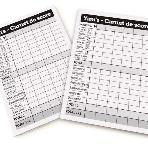 Alternative view of CARTAMUNDI - 2 BLOCCHI DI YAM - F