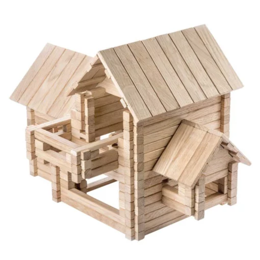 Alternative view of CREATIF WOOD - COFFRET COSTRUZIONE BOIS COTTAGE 206PZ - F