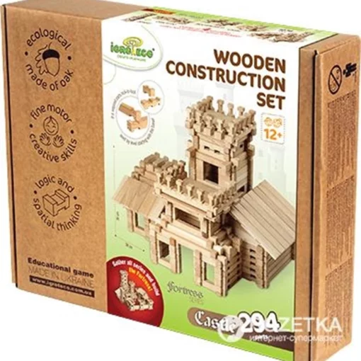 CREATIF WOOD - COFFRET COSTRUZIONE BOIS CHATEAU 294PZ - F