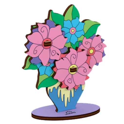 UGEARS - MODELLO COLORAZIONE STRUZZO 8 PZ (FR-DE-EN-POL-ES-UKR) - F/D/ML