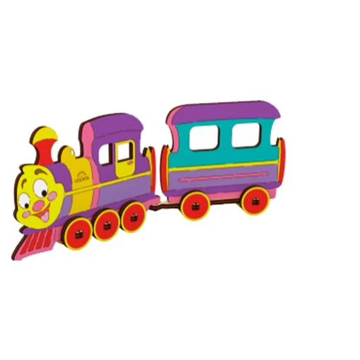 UGEARS - MODELLO DA COLORARE LOCOMOTIVA 15PZ (FR-DE-EN-POL-ES-UKR) - F/D/ML
