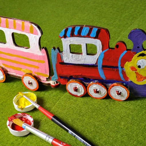 Alternative view of UGEARS - MODELLO DA COLORARE LOCOMOTIVA 15PZ (FR-DE-EN-POL-ES-UKR) - F/D/ML