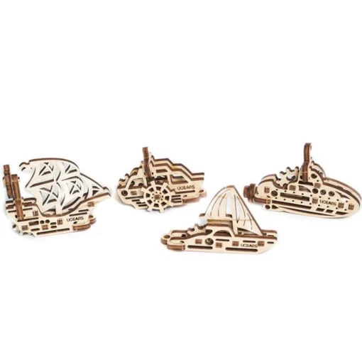 UGEARS - MODELLO NAVI U-FIDGET (FR-DE-EN-POL-ES-UKR) - F/D/ML