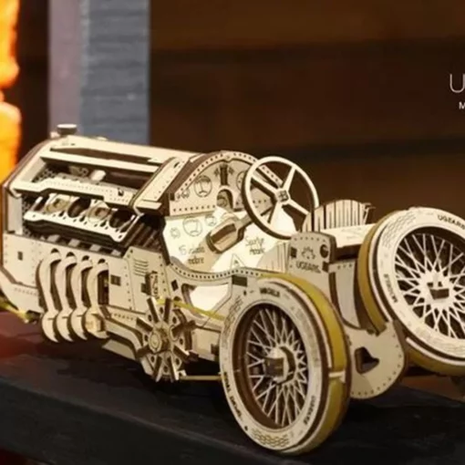 UGEARS - MODELLO U9 AUTO DA GRAN PREMIO 348 PZ (FR-DE-EN-POL-ES-UKR) - F/D/ML