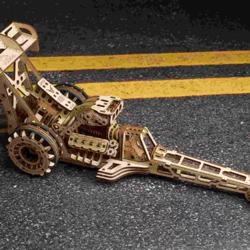 UGEARS - MODELLO DRAGSTER TOP FUEL 321 ST. (FR-DE-EN-POL-ES-UKR) - F/D/ML