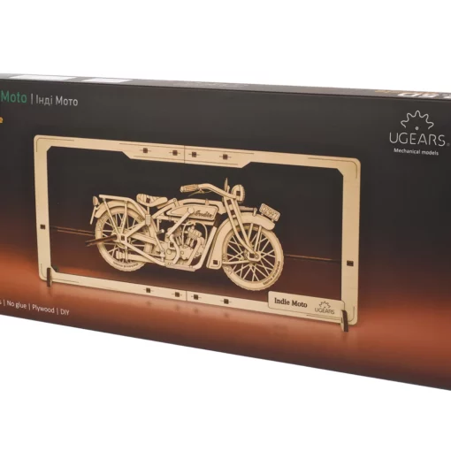 UGEARS - MODELLO 2.5D INDIE MOTO 42 ST. (FR-DE-EN-POL-ES-UKR) - F/D/ML