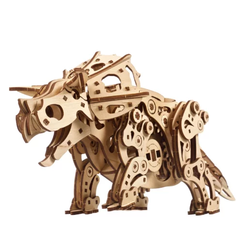 UGEARS - MODELLO TRICERATOPO 400 ST. (FR-DE-EN-POL-ES-UKR) - F/D/ML